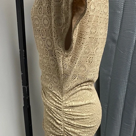 Victoria's Secret Beige Lace Mini Dress - Picture 4 of 6